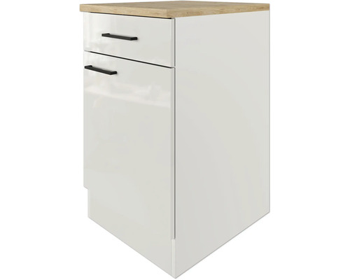 Witte onderkast met laden en werkblad