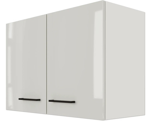 Hangende keukenkast met twee deuren en handgrepen