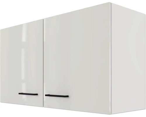 Hangende keukenkast met twee deuren en handgrepen