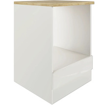 FLEX WELL Kachelombouwkast Lund 60x60x85 cm lichtgrijs glanzend