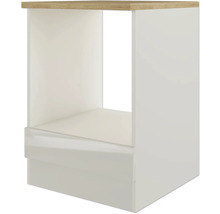 FLEX WELL Kachelombouwkast Lund 60x60x85 cm lichtgrijs glanzend