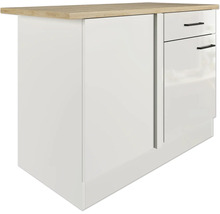 Keukeneiland met werkblad en opberglades