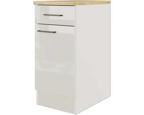 Onderkast met lade, deur en werkblad voor de keuken