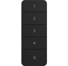 Schakelaar met de markeringen 1, 2, 3, 4 en G