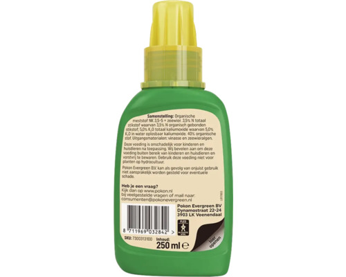 Fles met organische meststof, 250 ml