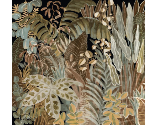 RASCH Fotobehang vlies 366686 Schöner Wohnen bladeren 318x300 cm Illustratie van tropische planten