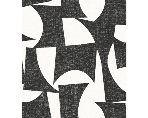 RASCH Fotobehang vlies 366747 Schöner Wohnen
geometrisch 265x300 cm Zwart-wit behang met abstracte vormen