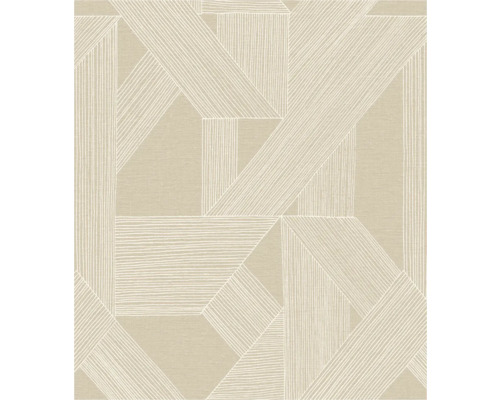RASCH Fotobehang vlies 366792 Schöner Wohnengeometrisch 265x300 cm Grafisch behangpatroon met kruisende lijnen