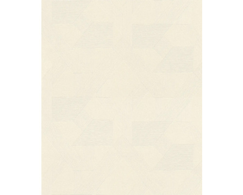 RASCH Vliesbehang 600438 Schöner Wohnen geometrisch crème Textielbehang met geometrische patronen