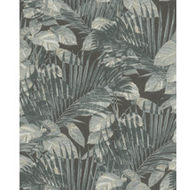 Behang met tropisch plantenpatroon