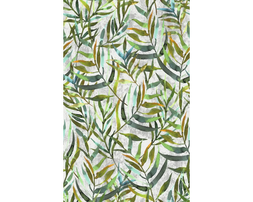 Behang met bladerpatroon