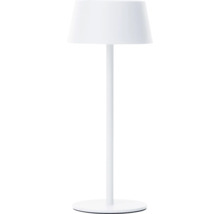 Witte tafellamp met lampenkap