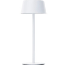 Witte tafellamp met kap
