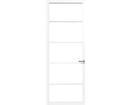 BERKVENS Binnendeur Verdi Light 701 Opdek rechts wit afgelakt met helder glas 253 x 93 cm