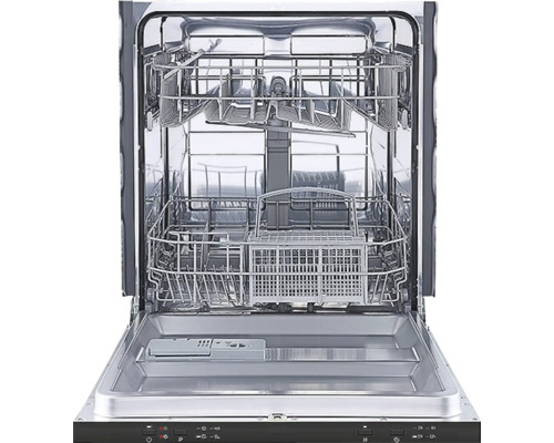 Open vaatwasser met korven