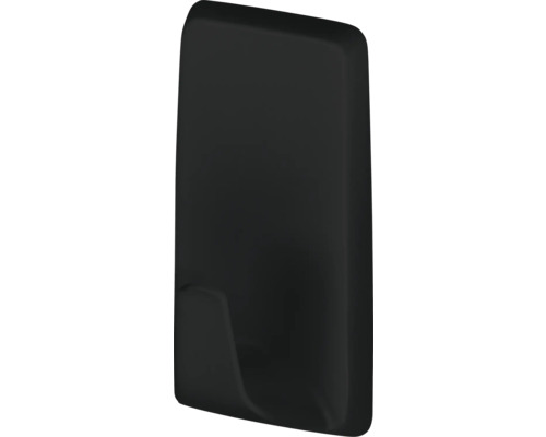 Zwarte enkele haak voor wandmontage