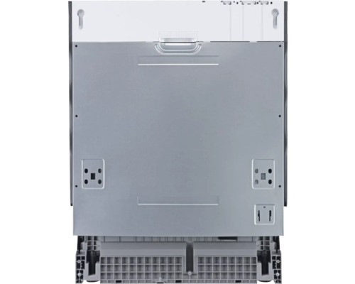 Achteraanzicht van een vaatwasser met bevestigingspunten