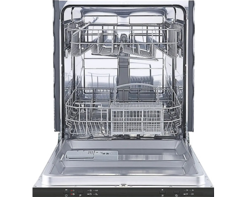 Geopende vaatwasser met vaatwaskorven