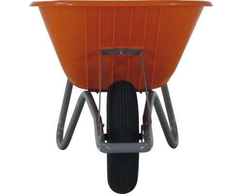 Kruiwagen met kunststof bak en luchtband