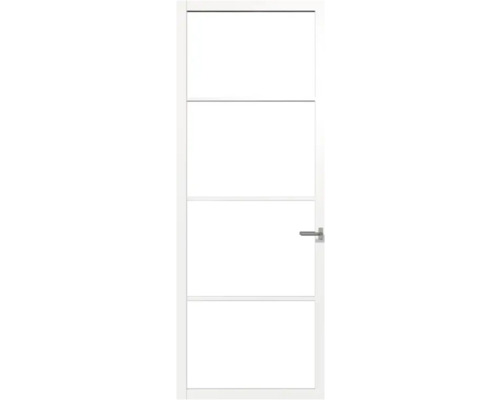 BERKVENS Binnendeur Verdi Light 702 Opdek links wit afgelakt met helder glas 254,5 x 88 cm