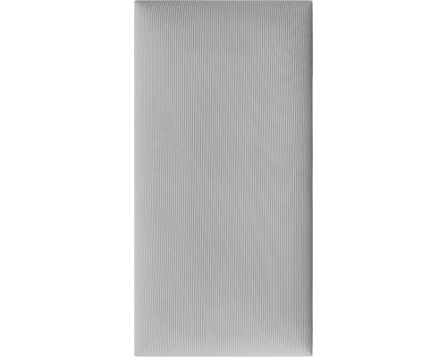 Grijs kussenovertrek met ribstructuur