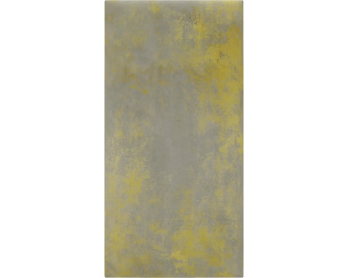 Grijze en gele wandtegel met oneffen textuur