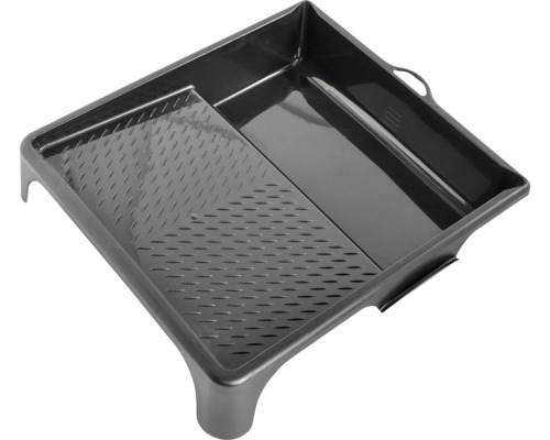 Verfbak met afstrijfrooster