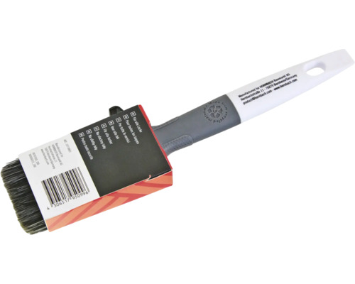 Platte kwast met kunststof handvat