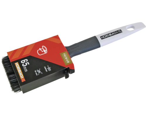 Vlakke kwast met kunststof handgreep, 65 mm breed