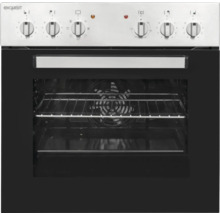 Exquisit inbouwoven met bedieningsknoppen en ovenruimte