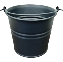 Metalen emmer met handvat