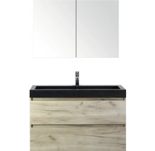 Wastafelcombinatie met wastafel en spiegelkast