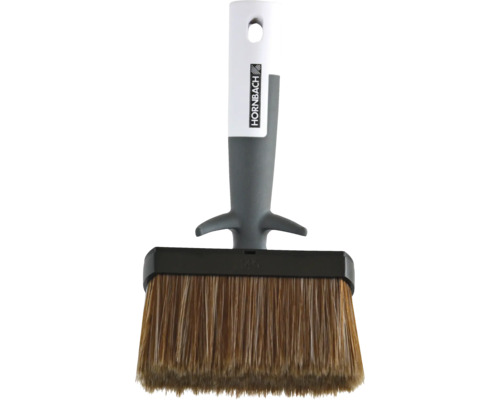 Kwast met borstelharen en kunststof handvat