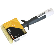 Vlakke kwast, 100 mm breed, met Hornbach logo