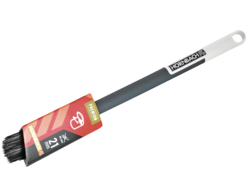 Radiatorborstel met kunststof handvat en een breedte van 21 millimeter