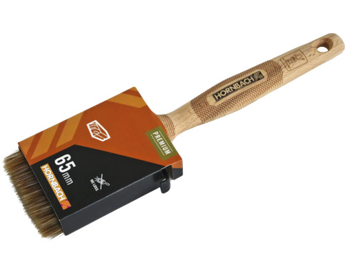 Hornbach platte kwast, 65 mm breed, met houten handvat