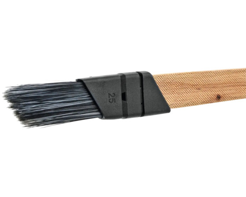 Radiatorborstel met houten handvat en borstelharen, maat 25