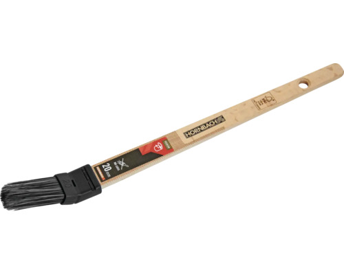 Radiatorborstel met houten handvat, circa 20 millimeter