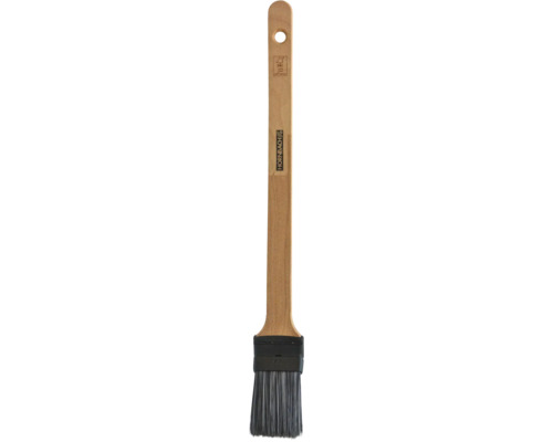 Borstel met houten handvat en haren