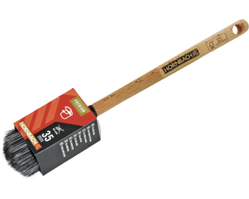 Hornbach radiatorborstel 35 mm met houten handvat