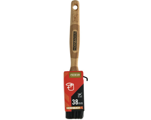 Hornbach Premium radiatorborstel met houten handvat en 38 millimeter breedte