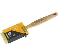Platte kwast met houten handvat en 50 millimeter breedte