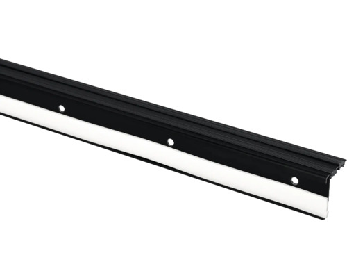 FLEXXSTAIRS Deluxe Profiel mat zwart 1190x41,4x46 mm, 5 stuks Deurafdichtingsprofiel voor interieurbouw