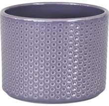 Decoratieve bloempot van keramiek met stippenpatroon