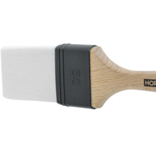 Vlakke kwast met houten handvat, 50 millimeter breed