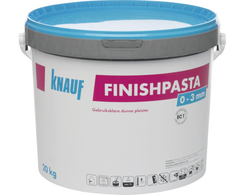 Knauf Finishpasta kant-en-klare dunne pleister in emmer van 20 kg