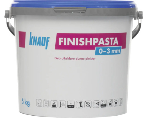 Knauf Finishpasta gebruiksklaar in een emmer van 5 kg