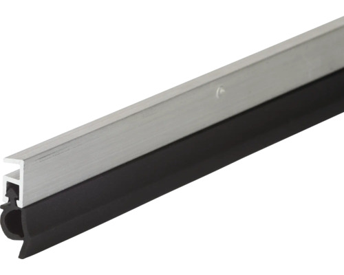 FIX-O-MOLL Opbouw tochtstrip aluminium zwart 230 cm Deurafdichtingsprofiel van aluminium en rubber
