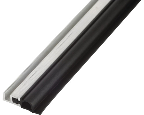 Deurafdichtingsprofiel van aluminium met rubberen afdichting
