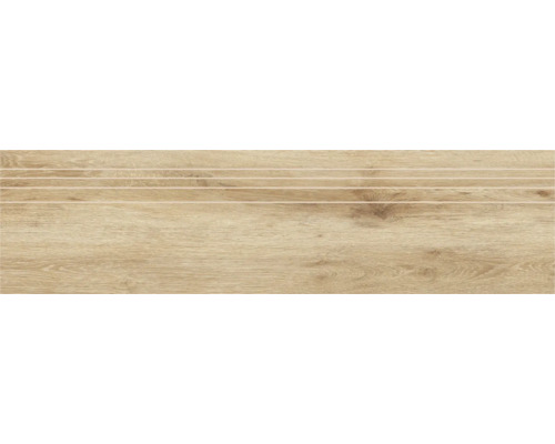 MIRAVA Traptegel Bergen cedar 29,5 x 120 cm gerectificeerd Keramische tegel met houtlook en trapneusprofiel